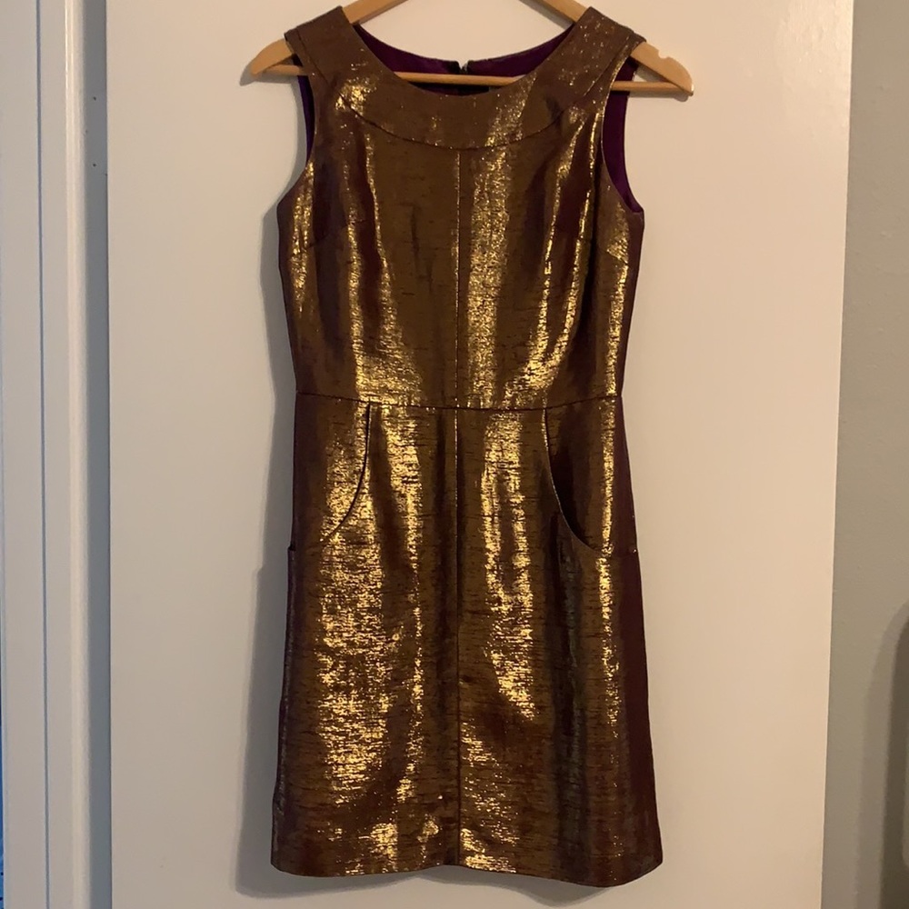 Purple Vera Wang Cocktail Dress
